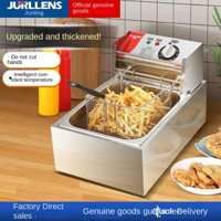 Thép không gỉ thời gian chiên chảo điện với màn hình đơn/đôi khoai tây chiên điện và gà rán thiết bị điện