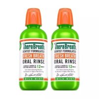 TheraBreath Nước súc miệng Dr. Katz, loại bỏ hơi thở thơm mát, hương thơm lâu dài, di động cho nam, nữ và trẻ em