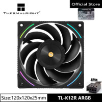 Thermalright TL-K12R 120mm Quạt lùi CPU Quạt làm mát 2150RPM Tốc độ Vỏ máy tính Làm mát 4PIN Điều khiển PWM Ổ cắm ngược Quạt PC