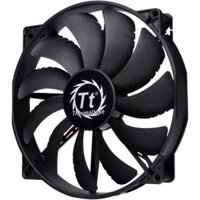 Thermaltake 200mm Pure 20 Series Black 200x30mm Thick Quiet High Airflow Case Fan with Anti-Vibration Mounting System Co