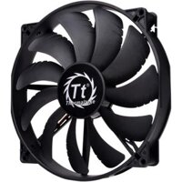 Thermaltake 200mm Pure 20 Series Black 200x30mm Thick Quiet High Airflow Case Fan with Anti-Vibration Mounting System Co