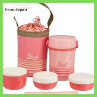 Thermos Thermos Stainless Steel Lunch Jar, approx. 0.6 cups, coral pink JBC-801 CP