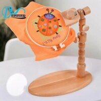 Thêu Hoop Đứng Gỗ Thêu Khung Đứng Kim Điểm Tiếp Liệu Thêu Hoop Giá Xoay Kim Cương Chân Đế