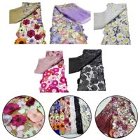 Thêu Ren Vải Vải Mạng Gạc Quần Áo Thêu Vải