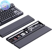 Thewoodfameing Bàn Phím Cổ Tay Còn Lại Miếng Lót Tiện Dụng Mềm Bộ Nhớ Xốp Hỗ Trợ Để Bàn Hộp Bảo Quản Dễ Dàng Gõ Giảm Đau Cho Văn Phòng Tại Nhà EN