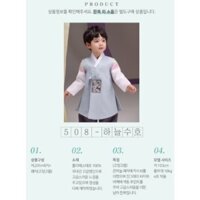 [Theyehanbok] Set [Jeogori (Áo sơ mi) + Quần + QueaJa (Áo Vest)] dành cho bé trai (508,511,56,578,580) Một trong nhiều