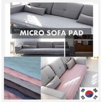 [TheZary ] MICRO Pigment Sofa pad cover protector Non-slip Soft Sofa Seat Mat 3 4 Seat Vỏ Bọc Đệm Ghế Sofa 3 4 Chỗ Ngồi Bằng Sắc Tố Cao Không Trượt