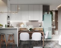 Thi Công Tủ Bếp Đẹp Hiện Đại