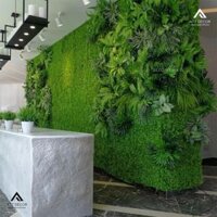 Thi công tường cây giả TPHCM 50-100% cành lá - ATZ DECOR - Mang thiên nhiên vào không gian sống