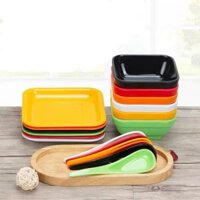 Thìa ăn chè màu sắc  Melamine