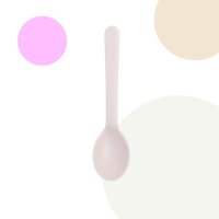 Thìa ăn dặm ,Muỗng cho bé inochi cho trẻ nhỏ tự ăn thông minh loại dài Amori Chính hãng INOCHI - Hồng,2 chiếc