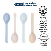 Thìa ăn dặm ,Muỗng cho bé inochi cho trẻ nhỏ tự ăn thông minh loại dài Amori Chính hãng INOCHI - Ngẫu nhiên,2 chiếc