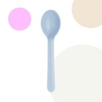 Thìa ăn dặm ,Muỗng cho bé inochi cho trẻ nhỏ tự ăn thông minh loại dài Amori Chính hãng INOCHI - Xanh,2 chiếc