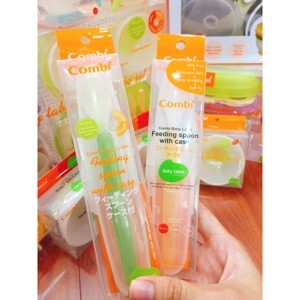 Thìa ăn kèm hộp Combi 1008 (81008) màu cam