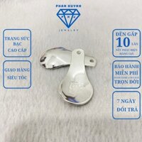 Thìa bạc cạo gió bạc ta dày 1.5 ly kích thước 2.2x4.2cm PHJ