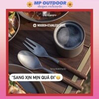 THÌA DĨA DAO DÃ NGOẠI CÓ TÚI ĐỰNG CẮM TRẠI DÃ NGOẠI DU LỊCH BENTO CƠM TRƯA GLAMPING NATUREHIKE NH20CJ014