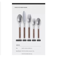 Thìa, dĩa, dao dã ngoại Glamping NatureHike NH20CJ014