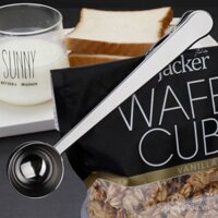 Thìa đo cà phê bằng thép không gỉ tay cầm dài có kẹp kín đa chức năng tay cầm kép kẹp kín thìa cà phê bột sữa đậu nành