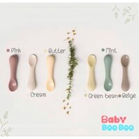 Thìa muỗng silicone cho bé ăn dặm Bluemama Modui Hàn Quốc chính hãng