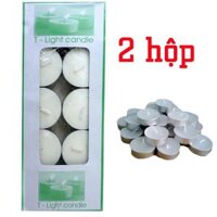 Thìa muỗng và lò đun sáp đóng dấu niêm phong decor bì thư, thiệp cưới, quà tặng - 2 hộp nến 10 viên