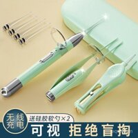 Thìa tai có đèn sạc cho trẻ em, dụng cụ lấy ráy tai cho bé, dụng cụ vệ sinh mũi có đèn