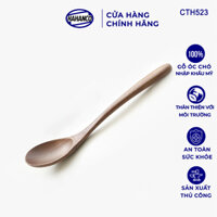ThìaMuỗng gỗ Óc Chó nhập khẩu Mỹ cao cấp CTH523 Dùng múc giá vị, Muỗng ăn cơm, decor trang trí, chụp ảnh