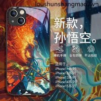 Thích hợp cho Apple 15promax Ốp điện thoại Monkey King iphone14plus Black Myth 13pro Monkey King 12mini High-End Male 11 National Trendy xsmax Phong cách mới 8 / 7plus Glass