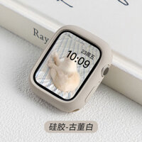 Thích hợp cho Apple iwatch9 / 10 Vỏ bảo vệ đồng hồ applewatch8 Candy S9 Vỏ bảo vệ ultra2 Silicone S7 Vỏ đồng hồ 6 / 5 / 4 / 3 Vỏ mềm iphone Watch Case se Vỏ khung PC nữ