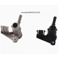 Thích hợp cho Audi A4L Q5 A6L C7 A5 Đầu xi lanh Nhôm phía sau Ba chiều Ống nước sưởi ấm bốn chiều Khớp ba chiều
