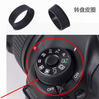 Thích Hợp Cho Canon EOS 5D3 6D 6D2 70D 80D 5D4 Phụ Kiện Máy Ảnh Bàn Xoay Da Bánh Răng Vòng Cao Su