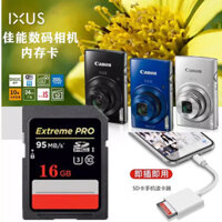 Thích hợp cho Canon IXUS 130 170 90 285 110 115 220 265 95 Thẻ Nhớ Máy Ảnh 16G