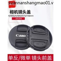 Thích hợp cho Canon Lens Cap 43 49 52 55 58 62 67 72 77 82mm Nắp ống kính máy ảnh 5D4 R5 R6 200DII 850D 18-55 24-105 Ống kính
