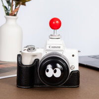 Thích Hợp Cho Canon M50 Da Đế Nửa Bộ Di Động M50 Pin Thế Hệ Thứ Hai M50 Phụ Kiện Vỏ Giày Nóng