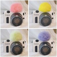 Thích Hợp Cho Canon M6M50 Sony Fuji Rainbow Pot Ball Camera XA7 Hot Shoe Bảo Vệ 13 Màu