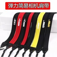 Thích hợp cho Canon, Nikon, Sony Fuji, dây đeo máy ảnh SLR đa năng, dây đeo vai giải nén đàn hồi mạnh mẽ, dây đeo cổ