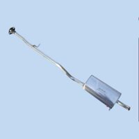 Thích hợp cho Changhe Freda phần phía sau bánh mì thép không gỉ bộ giảm âm xe hơi ống xả xe tải hàng đơn và đôi vệ sinh ống xả ô tô ống xả đoạn giữa kia morning Ống xả