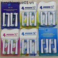 Thích hợp cho đầu bàn chải đánh răng điện Oralb Oral B Braun Oralbi D12 / D100 / P2000 Đầu bàn chải thay thế đa năng