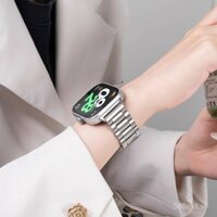 Thích hợp cho dây đeo Redmi Watch 5, dây đeo kim loại ba hạt cho Redmi Watch 4, vòng đeo tay thể thao thông minh Xiaomi mới 8/9 Pro, dây đeo đồng hồ nam và nữ, phụ kiện thay thế nâng cao
