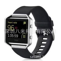 Thích hợp cho dây đeo thay thế đồng hồ thông minh fitbit blaze vòng đeo tay thông minh spot blaze - đen lớn