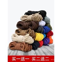 Thích hợp cho dây giày Nike, dây giày bóng rổ AJ11 AJ12 màu đen và trắng nguyên bản cho nam, dây giày Air Max 97 tròn AJ13