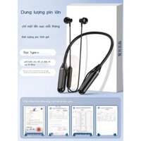 Thích hợp cho điện thoại di động OPPO Tai nghe Bluetooth không dây treo cổ thể thao chuyên dụng mới reno8/7/6pro chính h