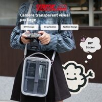 Thích hợp cho DJI OSMO POCKET 3 Micro Camera Đơn DIY Túi Bảo Quản Túi Đeo Vai Có Thể Nhìn Thấy