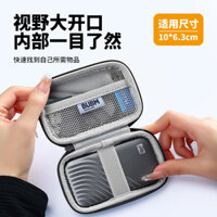 Thích hợp cho dữ liệu phương Tây Túi lưu trữ ổ cứng thể rắn Hộp bảo vệ phiên bản di động Vỏ bảo vệ wd ssd Vỏ silicon chống sốc 1t 2t 4t 500G nvme Túi lưu trữ ổ cứng di động thể rắn