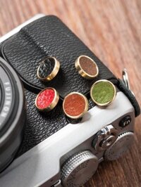 Thích hợp cho Fuji X100F V XT20 XE4 XT3 XT4 Đồng thau Camera Shutter Nút lõm Phụ kiện nút lõm