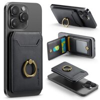 Thích hợp cho giá đỡ thẻ từ dòng iPhone 12 ~ 16, giá đỡ thẻ điện thoại di động từ tính iPhone 16, giá đỡ thẻ PU
