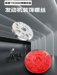 Thích hợp cho Haojue TR300 Động Cơ Vít Xe Máy Sửa Đổi Trái Crankcase Đai Ốc Trang Trí Nắp Vít