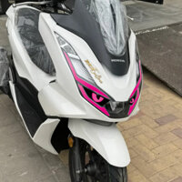 Thích Hợp Cho HondaPCX160 Đèn Pha Quỷ Mắt Miếng Dán Vòng Hoa Xe Máy Decal Chống Thấm Nước Sửa Đổi Trang Trí Cơ Thể