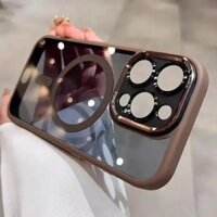 Thích hợp cho IPhone Vỏ điện thoại di động từ tính Acrylic chống sốc 16 15 13 11 14 16 Pro Max Bộ đệm chống sốc trong suốt Vỏ điện thoại di động