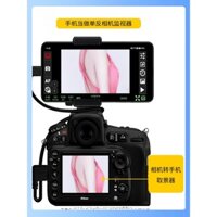 Thích hợp cho kết nối điện thoại Android Máy ảnh Canon SLR 5D4 5DS 5DSR 7D2 Màn hình lớn Kính hiển vi giám sát cáp dữ liệu