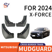 Thích hợp cho lốp ô tô Mitsubishi X-FORCE 2024 Chất liệu cao su mềm PP Chắn bùn Chất lượng cao Hàng có sẵn